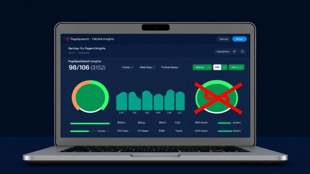 Core Web Vitals Overhaul: PageSpeed 32 → 96 on a 400-Post SaaS Blog