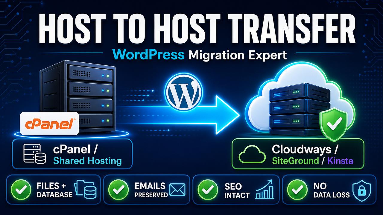 Domain Change + 301 Redirects — WordPress Website Migration process screenshot (Step 2 of 3) | Malware Remove Expert